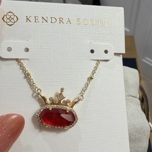 Disney|Kendra Scott Elisa Princess Gold Short Pendant NIB/Dust Bag adventurous